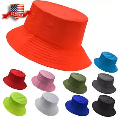 Lightweight Easy Bucket Hat Boonie Hunting Fishing Outdoor Summer Cap Unisex • $12.99