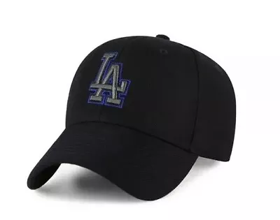 La Dodgers Black Hat Mvp Authentic Mlb Baseball Team New Adjustable Cap • $21.99