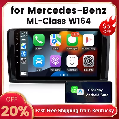 For Benz M Class W164 ML320 ML450 Android12 Car Stereo Radio GPS Navi Carplay BT • $166.04