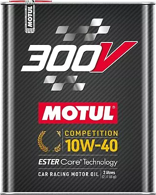 MOTUL 110821 300V 10W-40 COMPETITION Car Racing Motor Oil Full Synthetic • $38.37