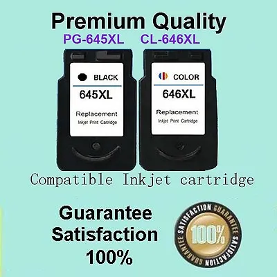 3 X Ink PG645XL CL646XL 2BK+1Color Comp.for Conon PIXMA MG2960 MG2965 MG3060 HY • $84.90