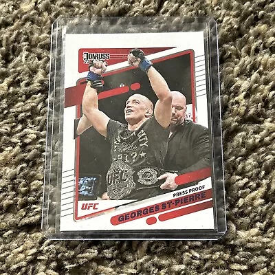 Press Proof GSP UFC Card Purple 2022 Donruss SP Parallel Rare Georges St Pierre • $1.99