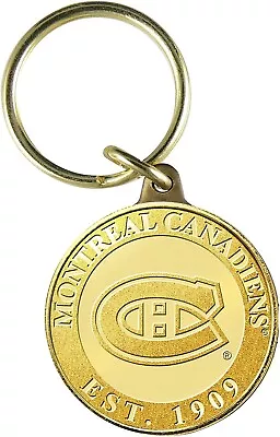 The Highland Mint NHL Montreal Canadiens Hockey Coin Keychain Bronze NEW • $15.89