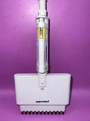 Eppendorf Research 12-Channel Pipette Yellow; 10-100 µL Free Ship Pipettor • $315