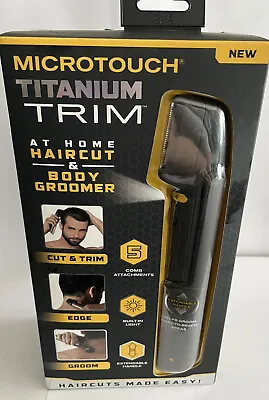 Microtouch Titanium  Trim  At Home Haircut & Body Groomer • $17.99
