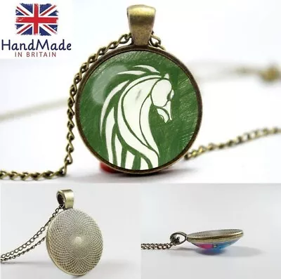 The Lord Of The Rings - Rohan Symbol - Photo Glass Dome Necklace Pendant • £7.99