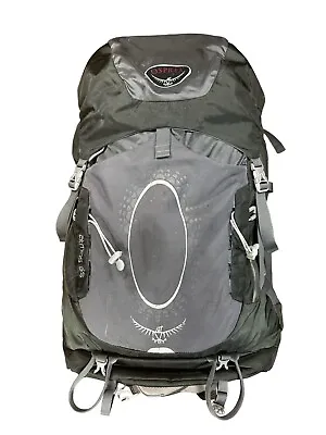 Osprey Atmos 65 Airspeed Hiking Backpack Gray Lightweight (See Pics For Details) • $159