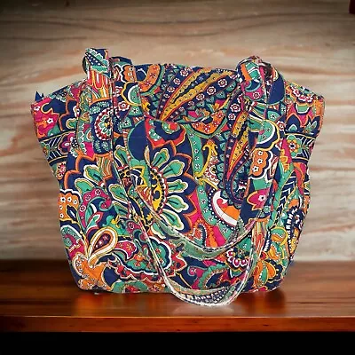 Vera Bradley Colorful Venetian Paisley Retired Shoulder Bag Large Tote • $30