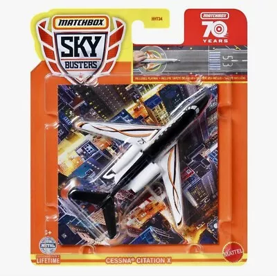 Matchbox Cessna Citation X Airplane (sky Busters) ✈️ • $13.99