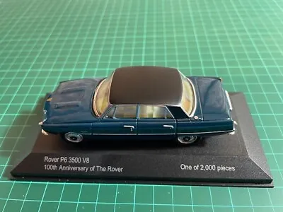 Vanguards 1/43 Scale [VA06511] Rover P6 3500 V8 - 100th Anniversary Blue MIMB • £19.99