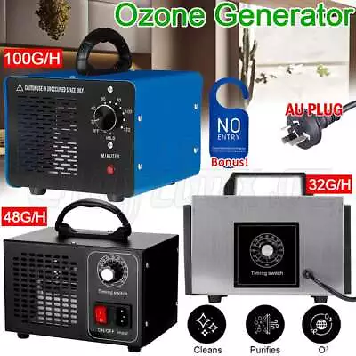 48000mg/H Ozone Generator Ozonator Machine Air Purifier Clean Deodoriser Ionizer • $73.55