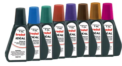 1 Oz Trodat/Ideal Rubber Stamp Refill Ink For Stamps Or Stamp Pads • $6.95