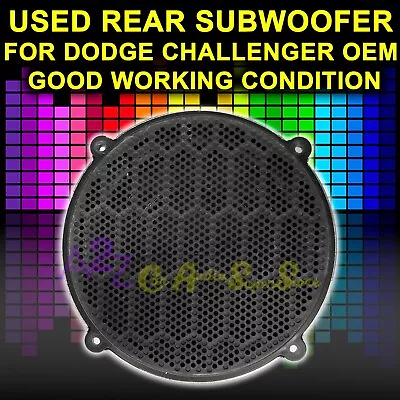 Used 2015-2023 Dodge Challenger / Select Ram Chrysler Jeep  Rear Trunk Subwoofer • $44.44