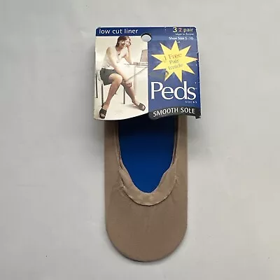 Vintage Rare 2 Piece Peds Lightweight Lowcut Liner Socks 5-10 • $24