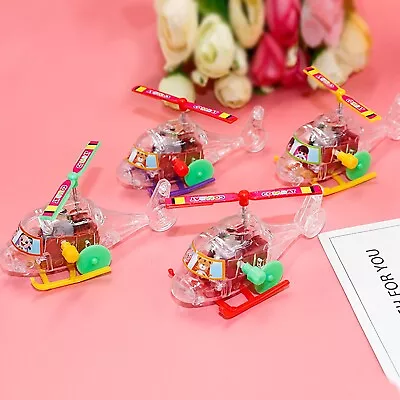 Clockwork Wind Up Toy Transparent Mini Plane Children's Educational Toy Kids  • $0.24