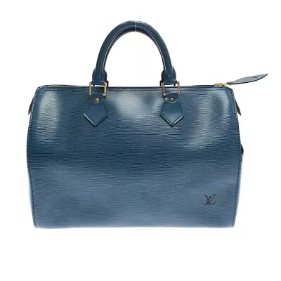 Auth LOUIS VUITTON Speedy 30 M43005 Toledo Blue Epi VI0914 Handbag • $427