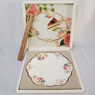 Mikasa Rosemead Wellington Cake Plate FX013/592 New Bone China • $21.99