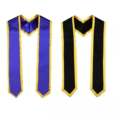 Plain Graduation Stole Sash For Academic Gown - Unisex Adult • £5.69