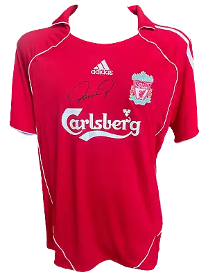 £200 • Buy Fernando Torres Signed Liverpool 2006/08 Home Shirt Front