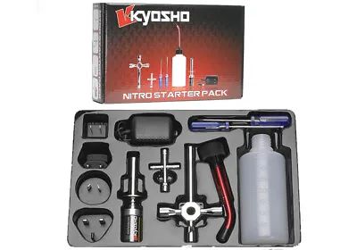 Kyosho 73204 Nitro Starter Pack Fuel Bottle / Ignitor / Screwdrivers / Wrench • $36.99