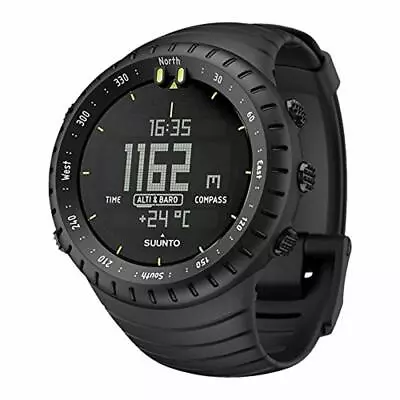 SUUNTO Core All Black Military Men's Outdoor Sports Watch From Japan • $196.12