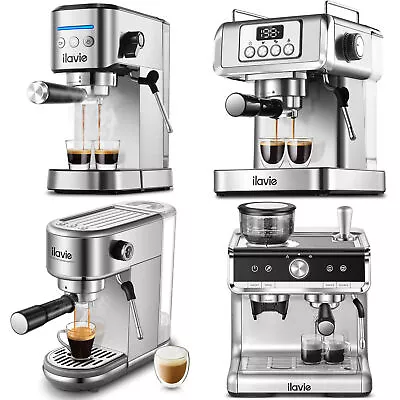 ILAVIE 20 Bar Stainless Espresso Machine Home Latte Cappuccino Coffee Maker NEW! • $404.79