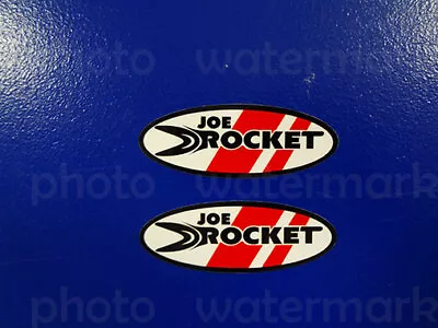 2x Joe Rocket Decals Sticker Logo Pick Size Belly Pan 1000 600 MotoGP Superbike • $4.99
