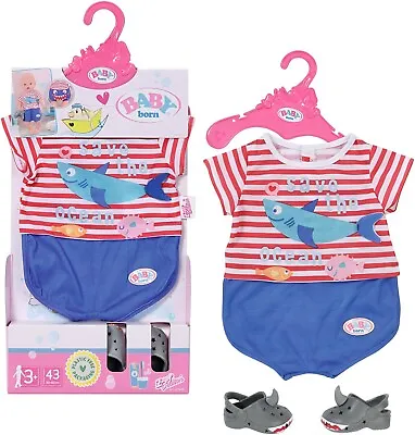 BABY Born Bath Pyjamas With Shoes Blue • £9.99