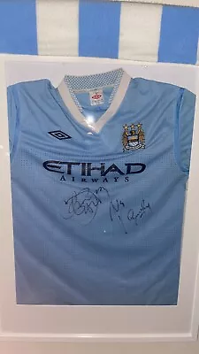 Manchester City 2011-2012 Premier League Winners Signed Shirt • £60