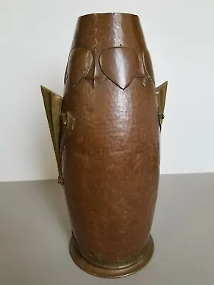 Exceptional Original Arts And Crafts/Nouveau Large Beaten Copper Vase. Rare • $975