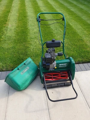 £195 • Buy Serviced Qualcast Suffolk Punch 43s Self Propelled Petrol Cylinder Lawnmower 