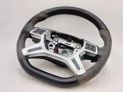 12-15 Mercedes Ml63 Amg Steering Wheel Suede & Leather W/ Paddle Shifters *note* • $495.37