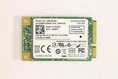 Dell H9R7V LMS-32L6M PCIe MSATA SSD 32GB LITE-ON IT CORP Laptop Hard Drive... • $38