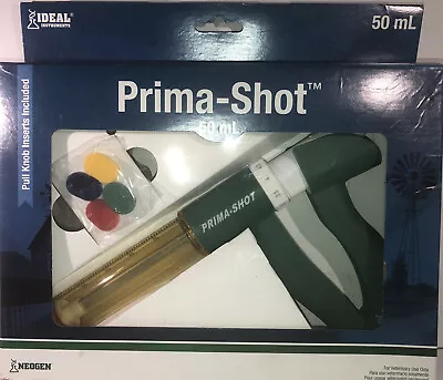 Prima-Shot™ 50 Cc Adjustable Repeater Syringe For Livestock With 10 Settings-NEW • $129.88