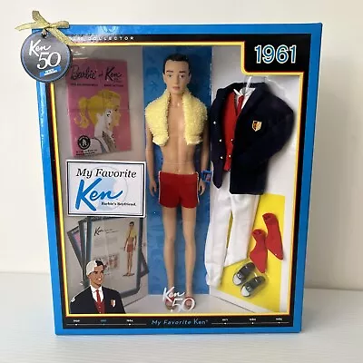 Barbie 2010 My Favorite Ken 1961 Vintage Reproduction New NRFB Mattel • $168.50