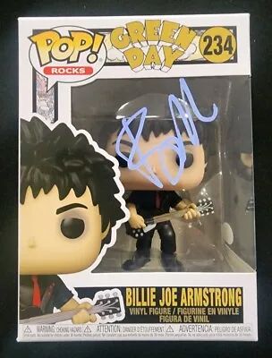 Billy Joe Armstrong Signed Autographed Green Day Funko Pop Rocks 234 JSA AN71408 • $499.95