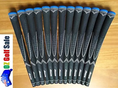 13pcs Mizuno ZEPHYR Standard Rubber Grip - Black W/ Blue Cap • $118.74