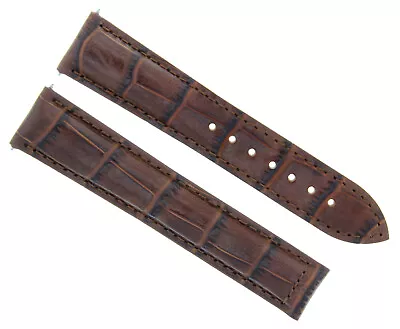 20mm Leather Band Strap For Maurice Lacroix Double Retrograde Gmt Dark Brown • $24.95