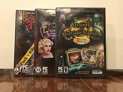 Lot Of 6 Mystery Gothic Horror Adventure Games On 3 Cd Roms --- New • $16.99