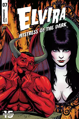 Elvira Mistress Of The Dark Comic Book No 7 Devil Poster 24x36 Inches • $20