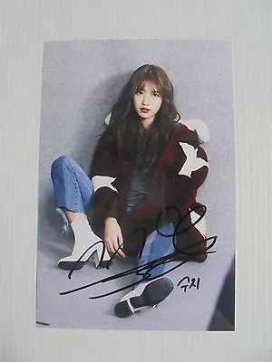 Suzy Bae Miss A 4x6 Photo Korean Actress KPOP Autograph Hand Signed USA Seller C • $14.99