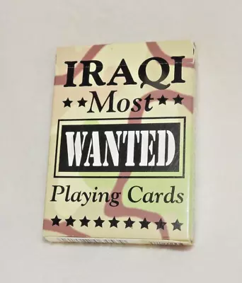 Iraqi Most Wanted Playing Cards • $4.99