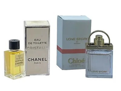 £34.99 • Buy Miniature Mini Chloe Love Story Eau Sensuelle Chanel Cristalle Women Perfume