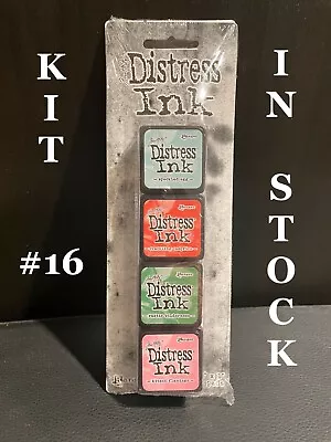 Ranger Tim Holtz Mini Distress Ink Stamp Pad Kit #16- Egg Campfire Flamingo 2021 • $10.95