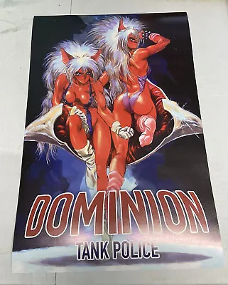 Dominion Tank Police Puma Sisters Poster 16X 24” Masamune Shirow Appleseed Anime • $19.99