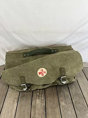 Swedish Army Medic Bag For Bicycle Original Vintage Military • $30