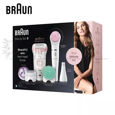 Braun 9pcs Beauty Set Shave Wet & Dry Epilator For Women FaceBody &Leg AU STOCK • $279.96