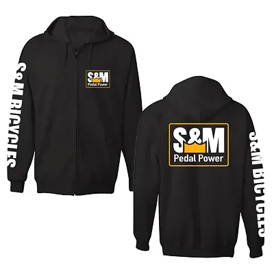 S&M BMX (Medium) PEDAL POWER ZIP HOODIE • $50