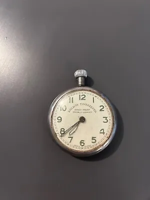 Vintage Pocket Watch RAILWAY TIMEKEEPER Made In Austria FOR PARTS OR REPAIR • £13