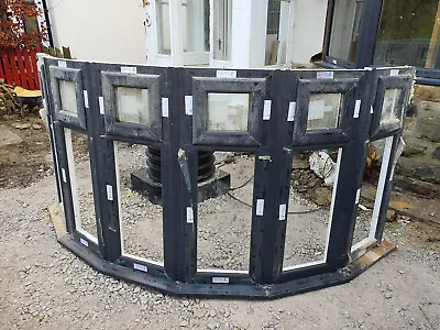 £1500 • Buy Anthracite Grey Double Glazed Windows Bay Or Straight Argon Filled